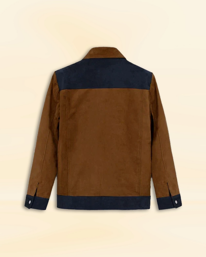 Cristiano Ronaldo Stylish Brown Leather Jacket - Step up your fashion game with this trendy brown leather jacket, as seen on the stylish Cristiano Ronaldo. in USA market