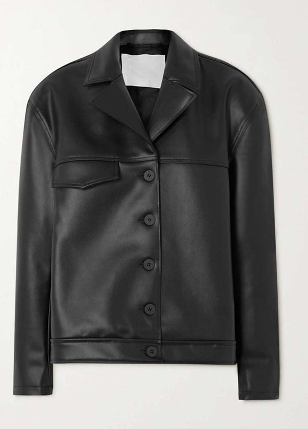 Buy Women Black leather jacket