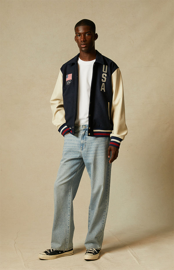 Team USA varsity jacket for Olympic games in USA