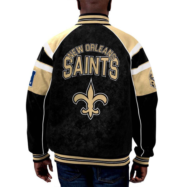 Buy NFL New Orleans Saints Leather Jacket For Men and Women