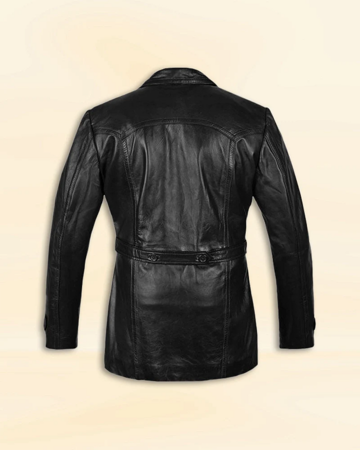 Embrace your inner Time Lord with this stylish Doctor Who Leather Trench Coat, worn by David Tennant in France style