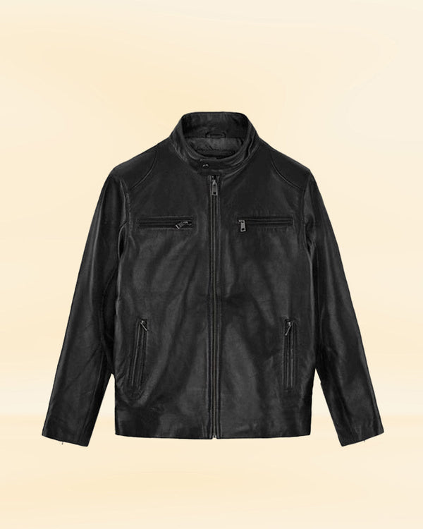 Buy Black Sheep Leather Jacket Worn By Chris Evans