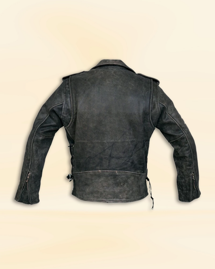 Retro Distressed Jacket Worn by Johnny Depp in US style