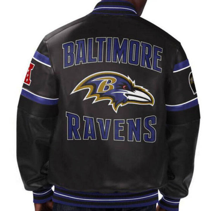 NFL Baltimore Ravens multicolor leather jacket in USA