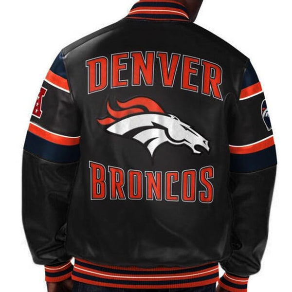 NFL Denver Broncos leather jacket for men and women in USA