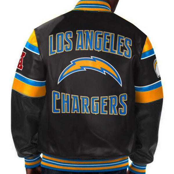 NFL Los Angeles Chargers multicolor leather jacket in USA