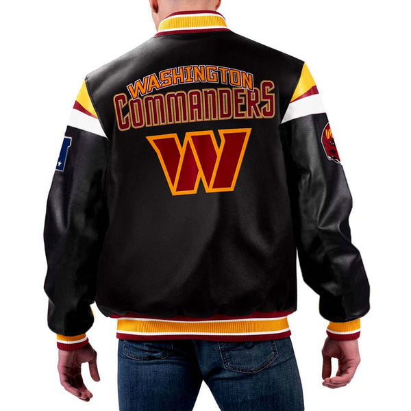 Buy NFL Washington Leather Jacket | NFL Leather Jacket For Men and Women