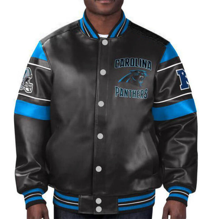 Stylish NFL Panthers leather jacket for men and women in USA