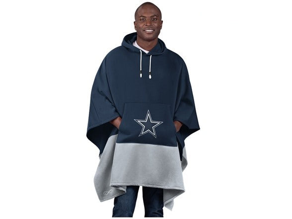 Shop NFL Dallas Tony Gonzalez Color Blocked Hooded Poncho