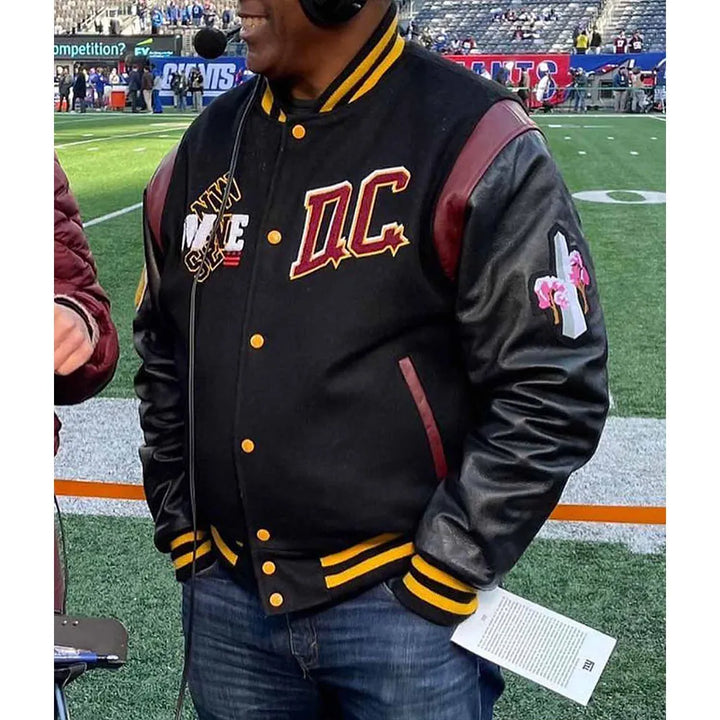 Premium Washington Commanders wool jacket with stitched team logo for men and women in USA