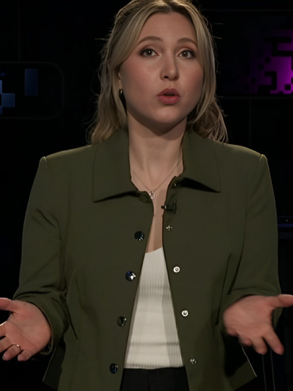 Taylor Tomlinson green jacket from After Midnight 2024 in France Style