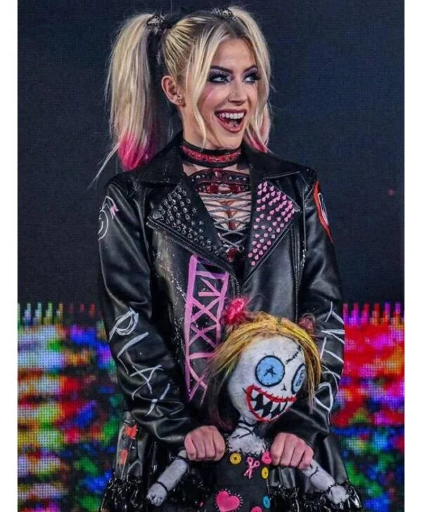 Shop Alexa Bliss Black Leather Jacket