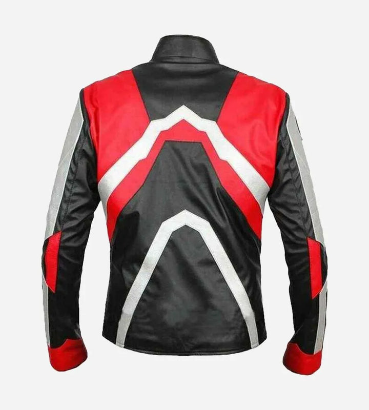 Avengers Endgame Quantum Realm Maroon Jacket Back
