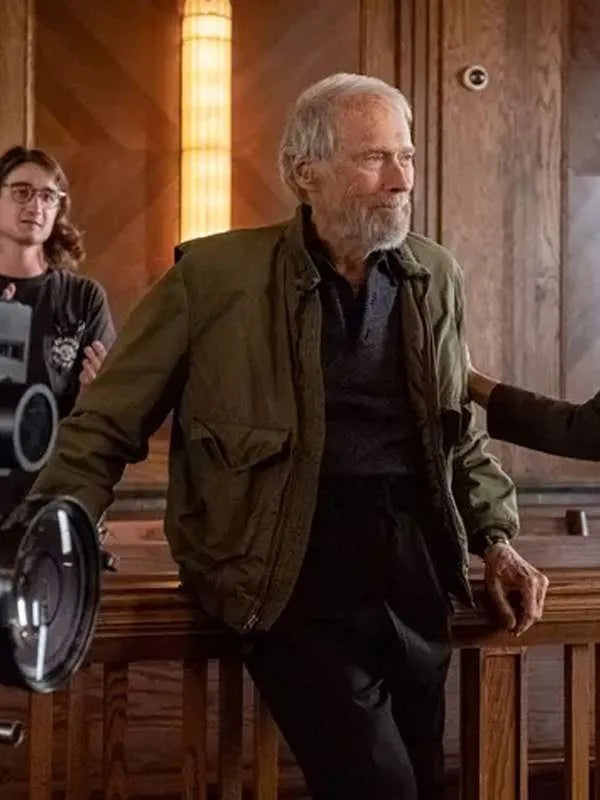 Buy Clint Eastwood Juror #2 Green Bomber Jacket