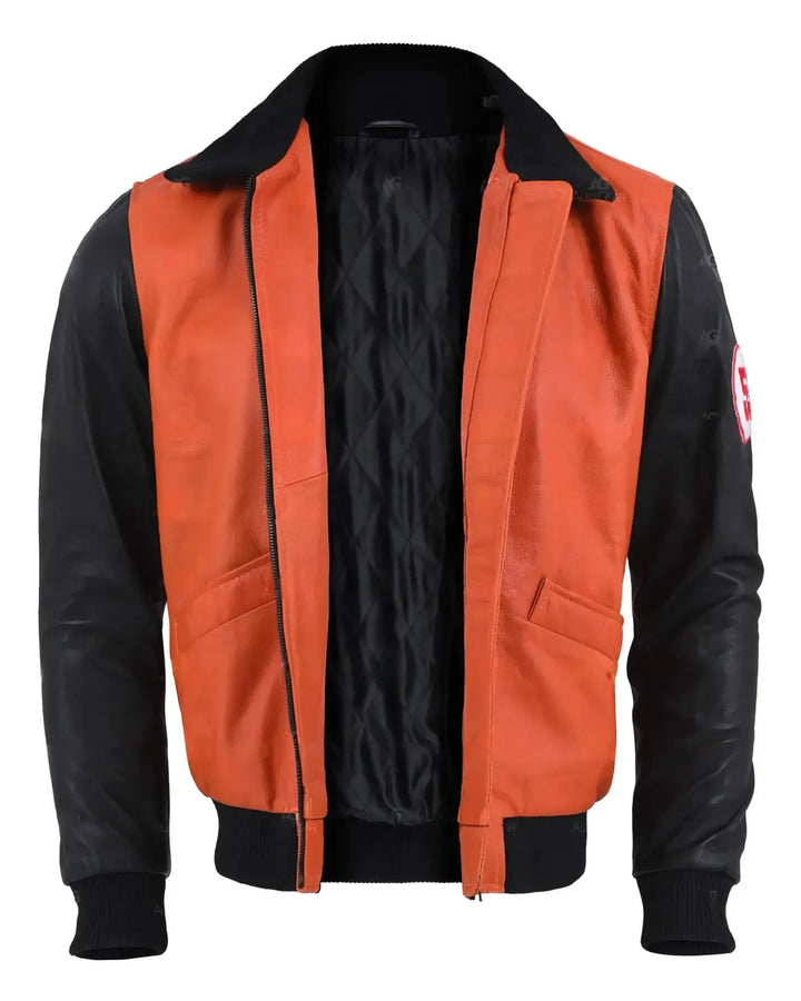 Dragon Ball Z 59 Goku Leather Jacket Front