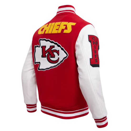 Stylish mashup wool varsity jacket Kansas City Chiefs in USA