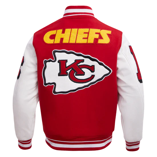 Men’s NFL Kansas City Chiefs mashup varsity jacket in USA