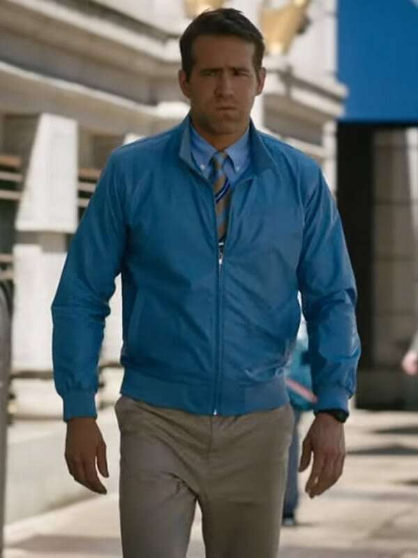 Ryan Reynolds bomber jacket from Free Guy movie in USA