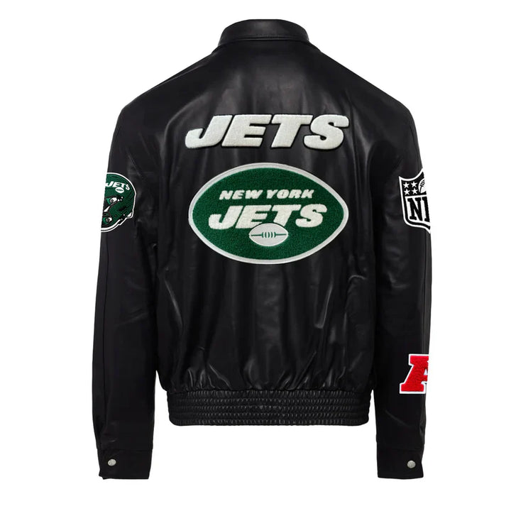 NEW YORK JETS LEATHER JACKET in USA