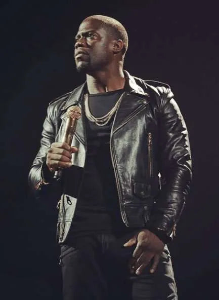 Buy Kevin Hart What Now Black Leather Jacket