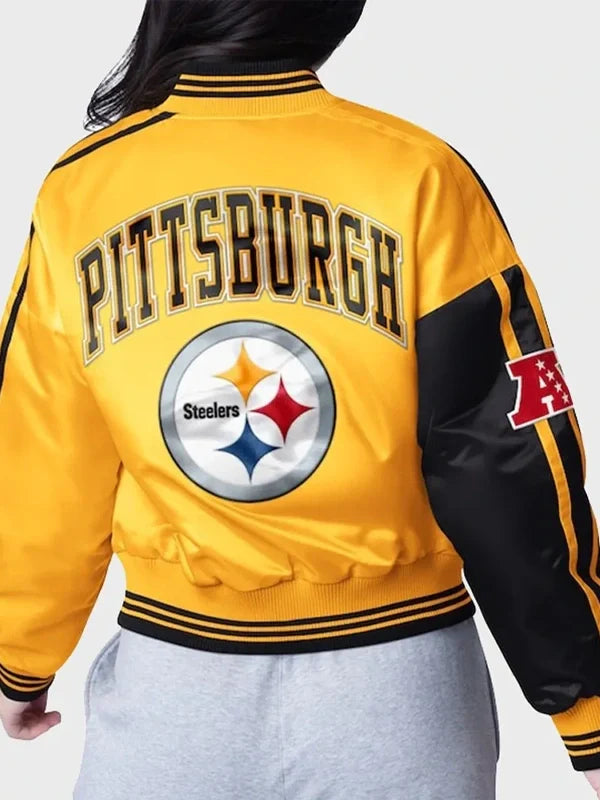 Unisex Pittsburgh Steelers team logo jacket in American Style