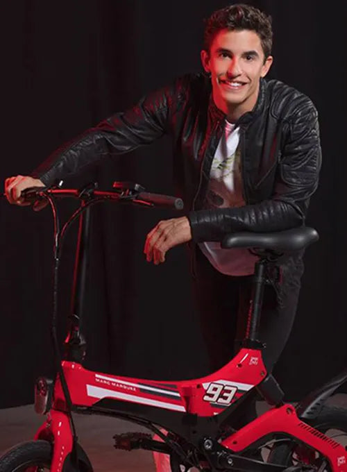 Marc Marquez signature leather jacket for men in USA