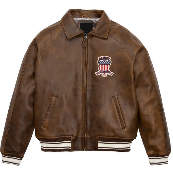 Buy Brown Icon Leather Jacket