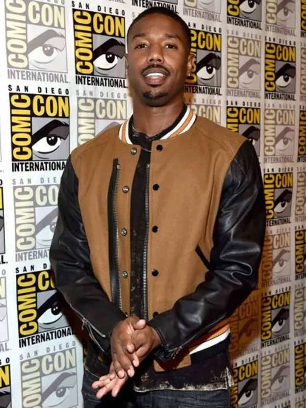 Michael B. Jordan bomber jacket from movie premiere in USA