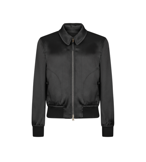 Premium silk satin reversible blouson jacket for men and women in USA