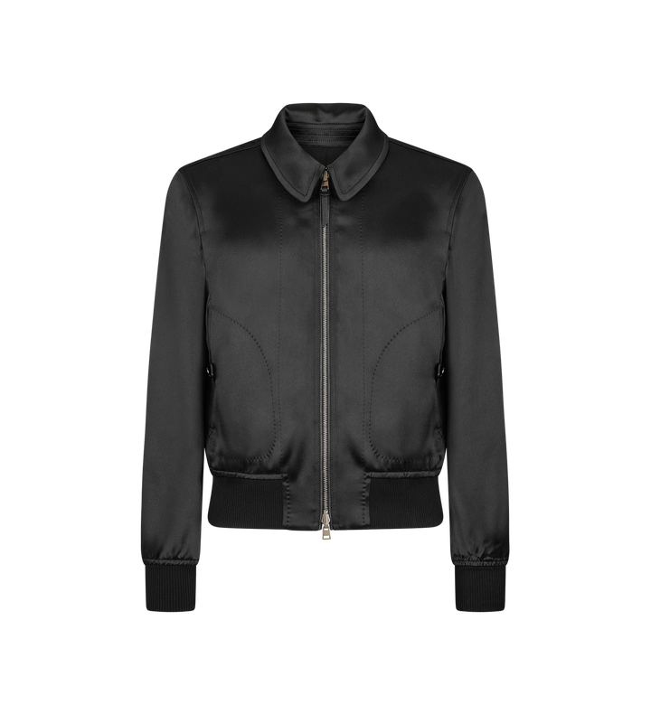 Premium silk satin reversible blouson jacket for men and women in USA