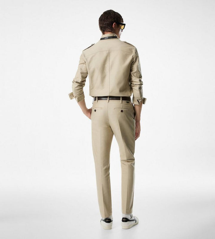 High-quality cotton satin stand collar shirt for casual wear in United State Market