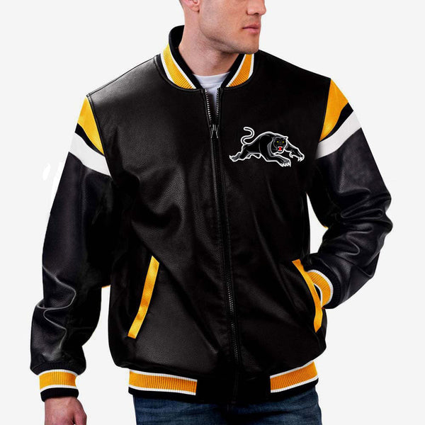 Buy NRL Penrith Leather Jacket by The Pricy