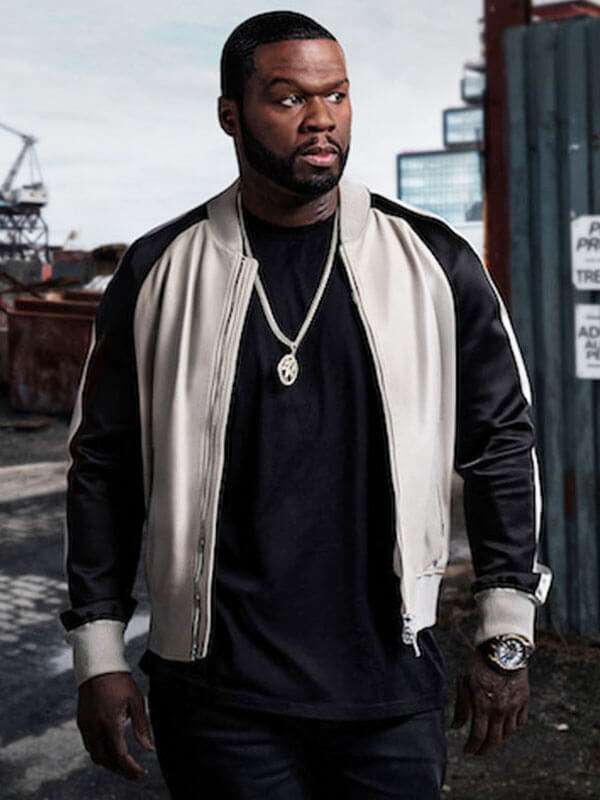 50 Cent black and white jacket from Power TV series in USA