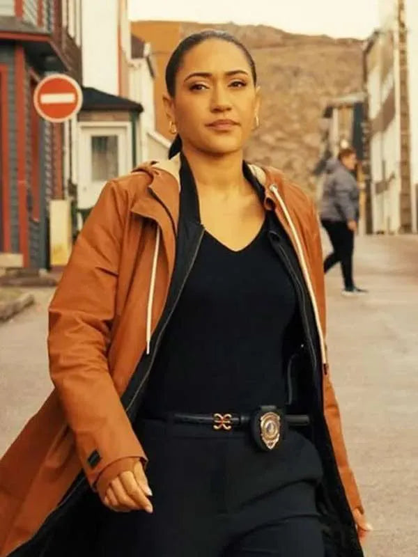 Buy Joséphine Jobert Saint-Pierre Brown Hooded Coat