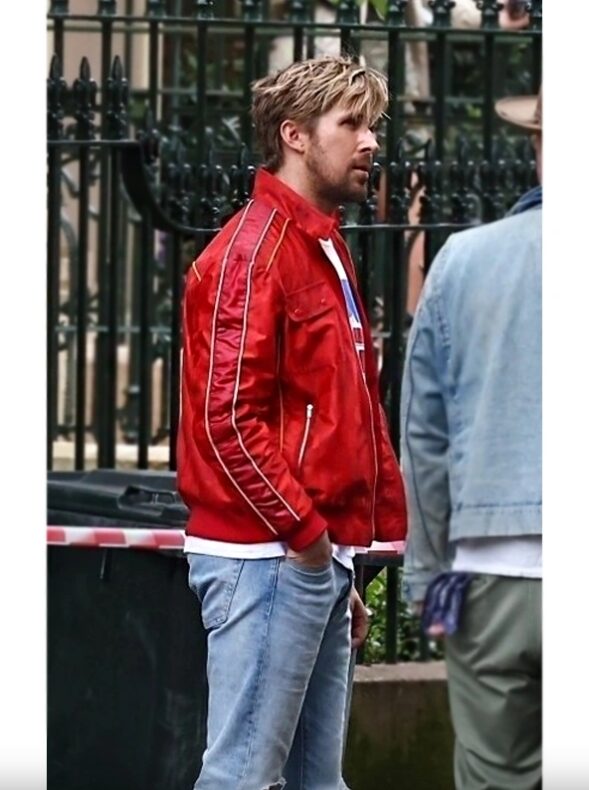 Stylish winter jacket worn by Garrett Marcantel in USA