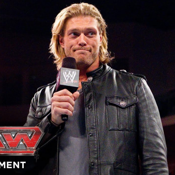 Buy Edge Announce his retirement black leather jacket worn by Edge