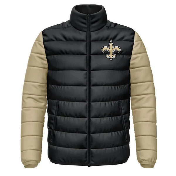 Buy Nfl New Orleans Saints Varsity Puffer Jacket