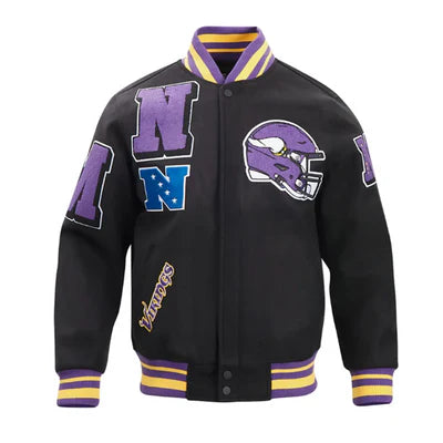Buy NFL Minnesota Vikings Satin Jacket for Men and Women