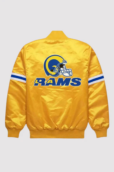 NFL LA Rams satin jacket for men and women in USA