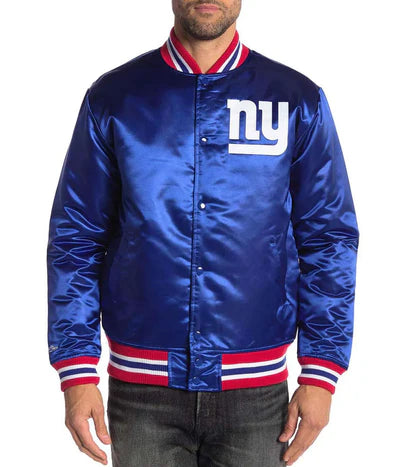Buy NFL New York Giants Satin Jacket for Men and Women