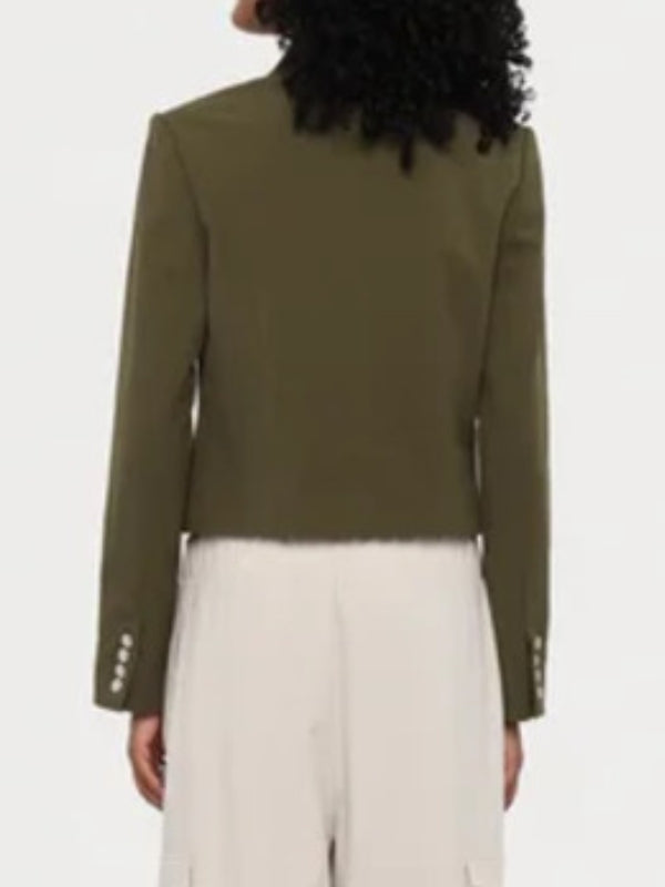 After Midnight 2024 Taylor Tomlinson chic green outerwear in United State Market