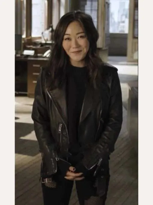 Buy The Boys S4 Kimiko Black Biker Leather Jacket