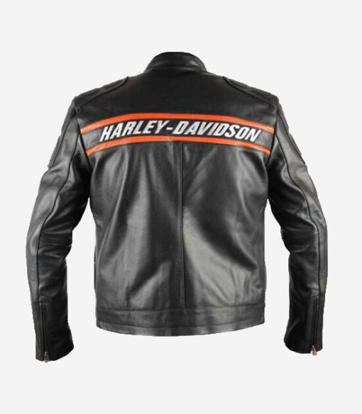 Bill Goldberg WWE Davidson Vintage Biker Leather Jacket in USA