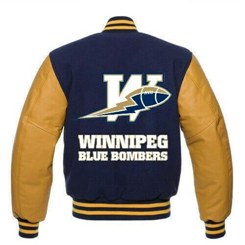 Winnipeg Blue Bombers CFL Team Varsity Jacket by TP