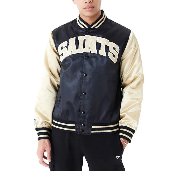 Buy NFL New Orleans Saints Satin Jacket for Men and Women