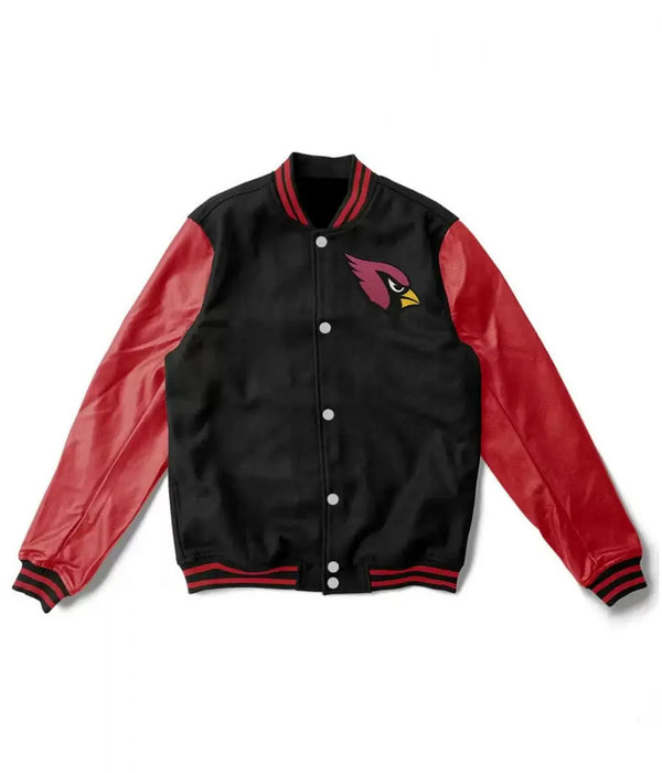 NFL Arizona Cardinals Varsity Jacket in Black and Burgundy in USA
