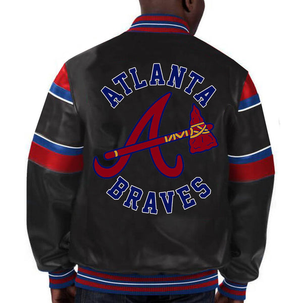Buy MLB Atlanta Braves Leather Jacket For Men and Women