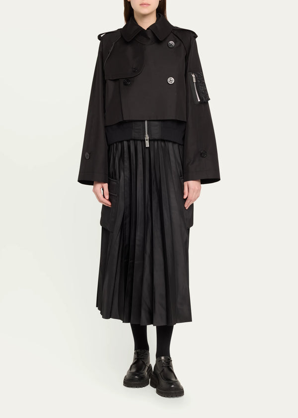Buy Hybrid Crop Trench Blouson Jacket