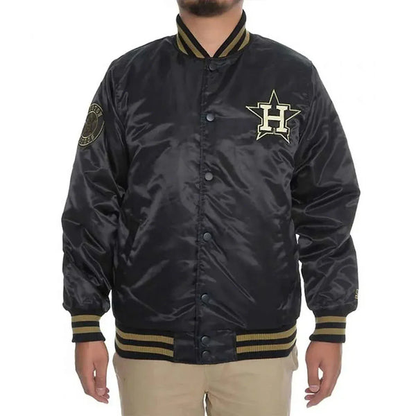 Buy Houston Astros Black/Gold Jacket