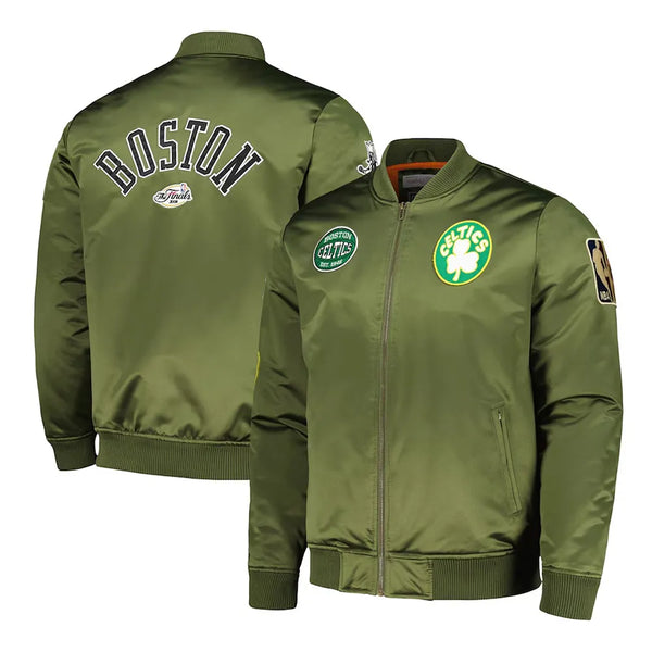 Buy NBA Boston Celtics Satin Jacket Men and Women